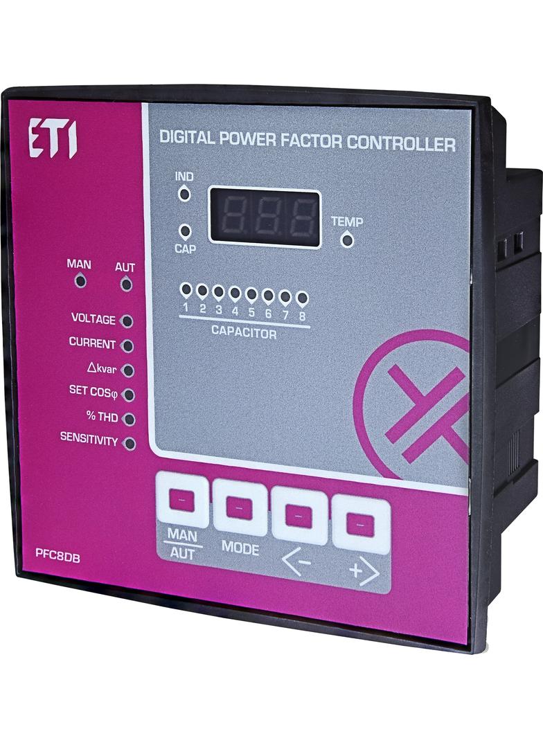 PFC 8 DB Regulator współczynnika mocy 8 stopniowy 004656572 ETI