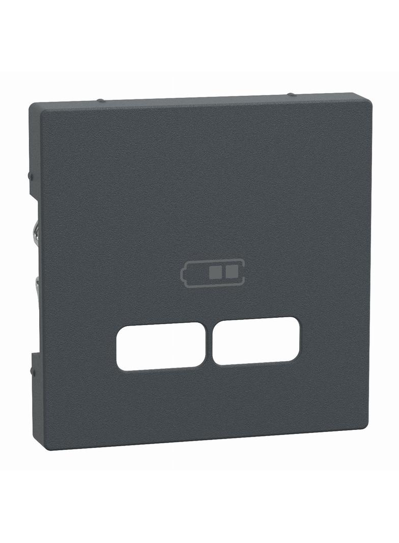 Merten, System M, płytka centralna gniazda ładowania USB, antracytowy