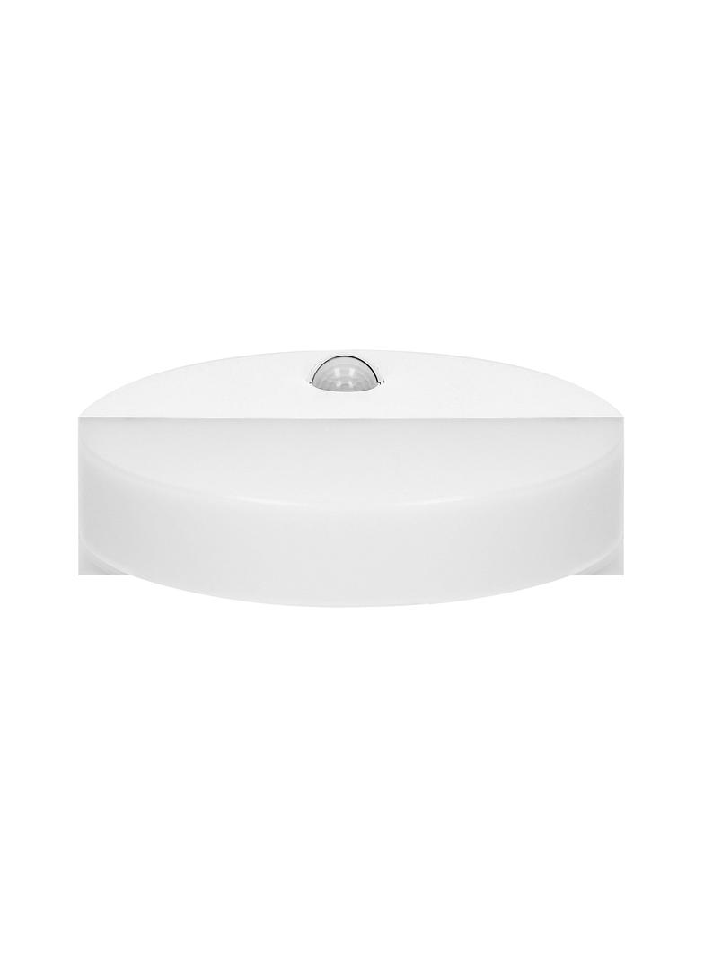 HALIT LED 10W, oprawa ogrodowa z czujnikiem ruchu 140st, 600lm, IP65, 4000K, IK10, biała AD-OP-6116WLPMR4 ORNO