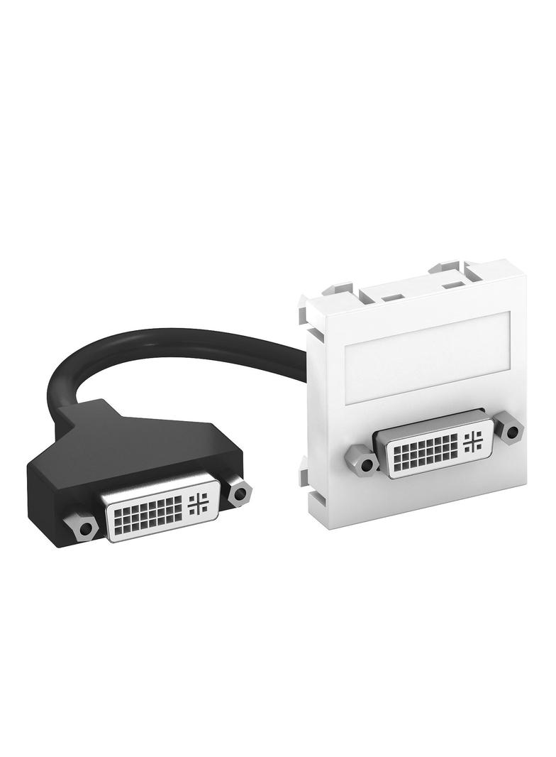 MTG-DVI F RW1, Wspornik multimedia DVI z kbl., gn.-gn.