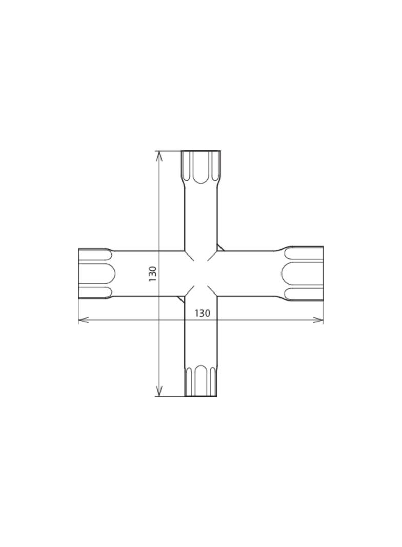 Klucz do śrub sześciokątnych 10, 13, 17, 19 mm