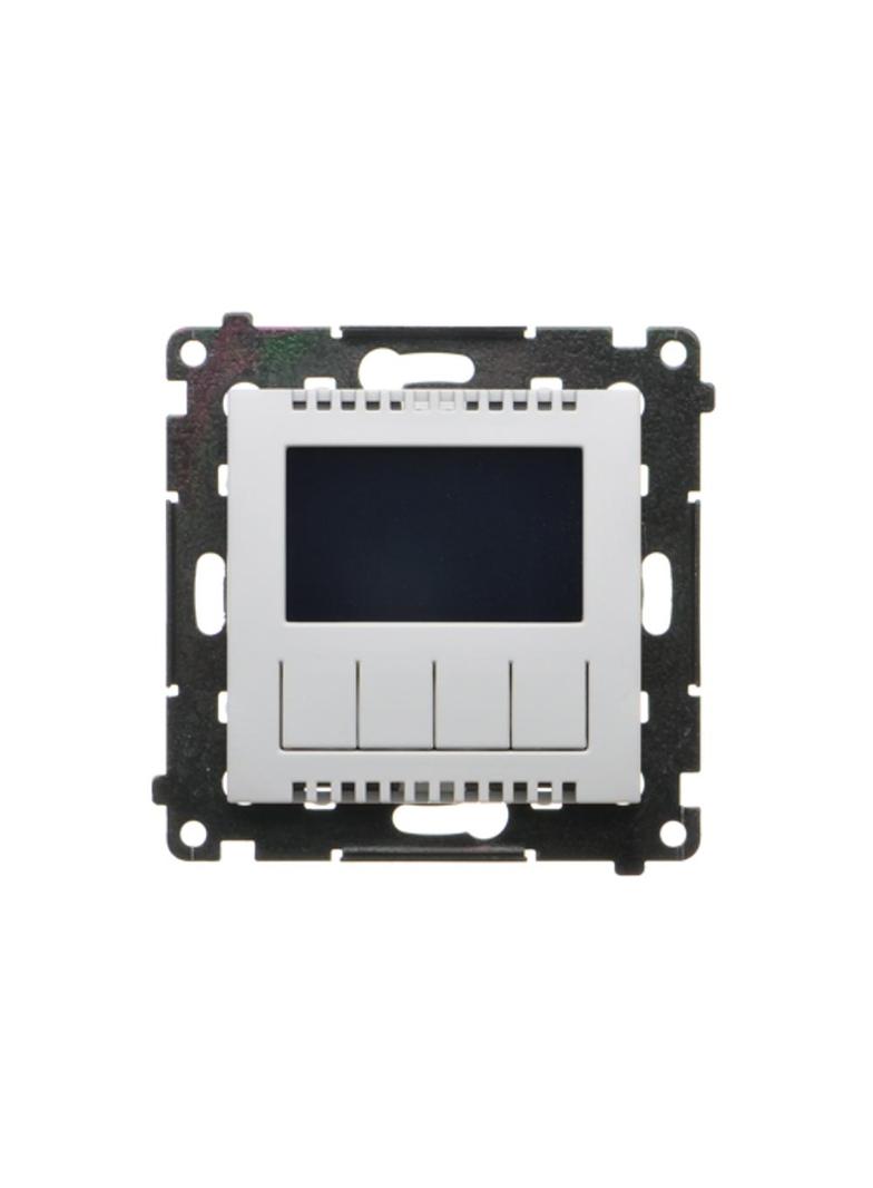 Simon 55 Termostat programowalny z wyświetlaczem Jasnoszary mat TETD1A.01/114 KONTAKT