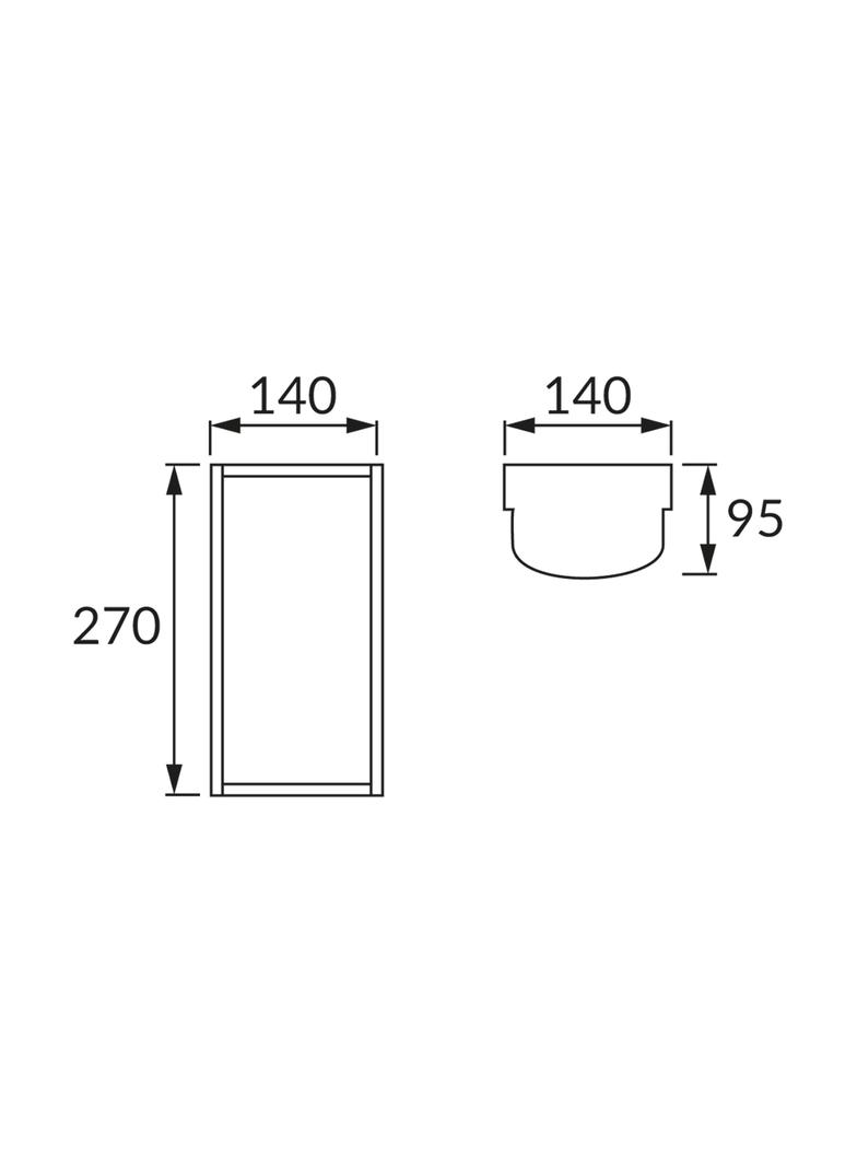 Oprawa hermetyczna NORTON LED D 10W BLACK NW
