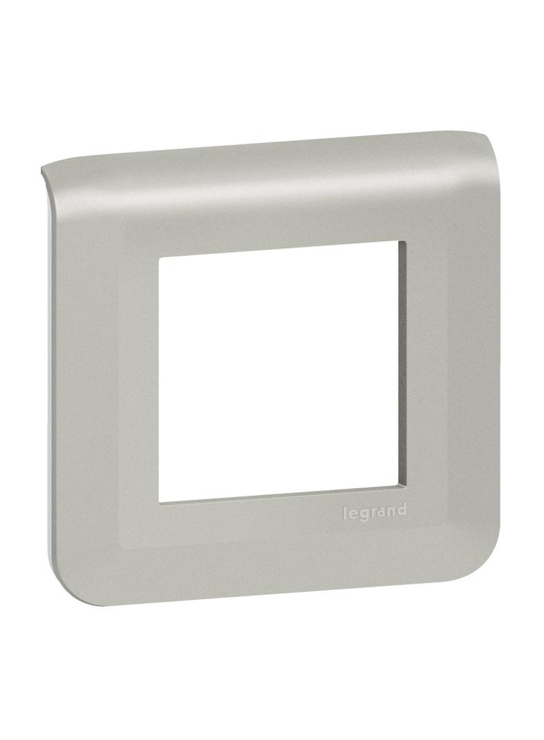 MOSAIC - Ramka 2 modułowa - Aluminium, Legrand