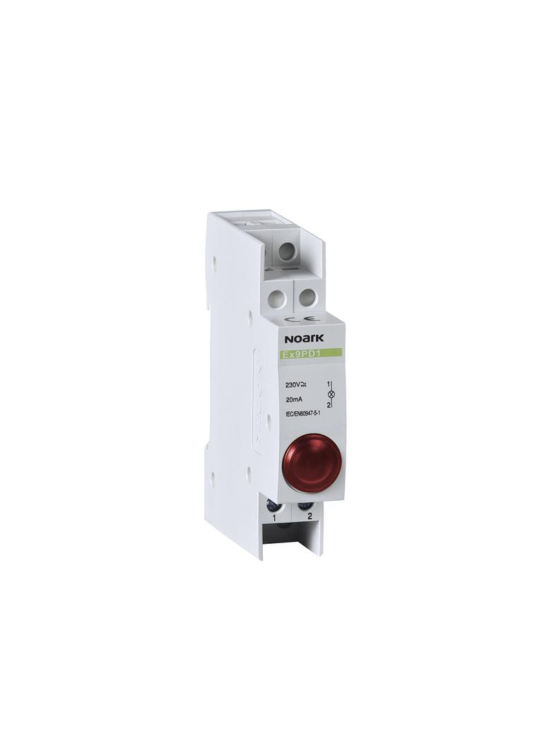 Ex9PD1r 6.3V AC/DC Lampka sygnalizacyjna 6 3V AC/DC 1 czerwony LED 102429 NOARK