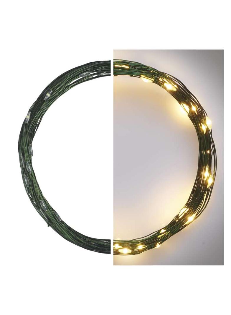 Lampki świąteczne nano łezki 4m 40 LED ciepła biel IP44 timer D3AW03 EMOS
