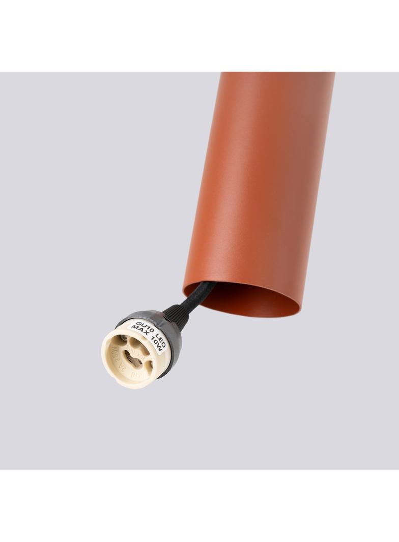 Sollux Lampa wisząca LAGOS 1 ochra czerwona SL.1489