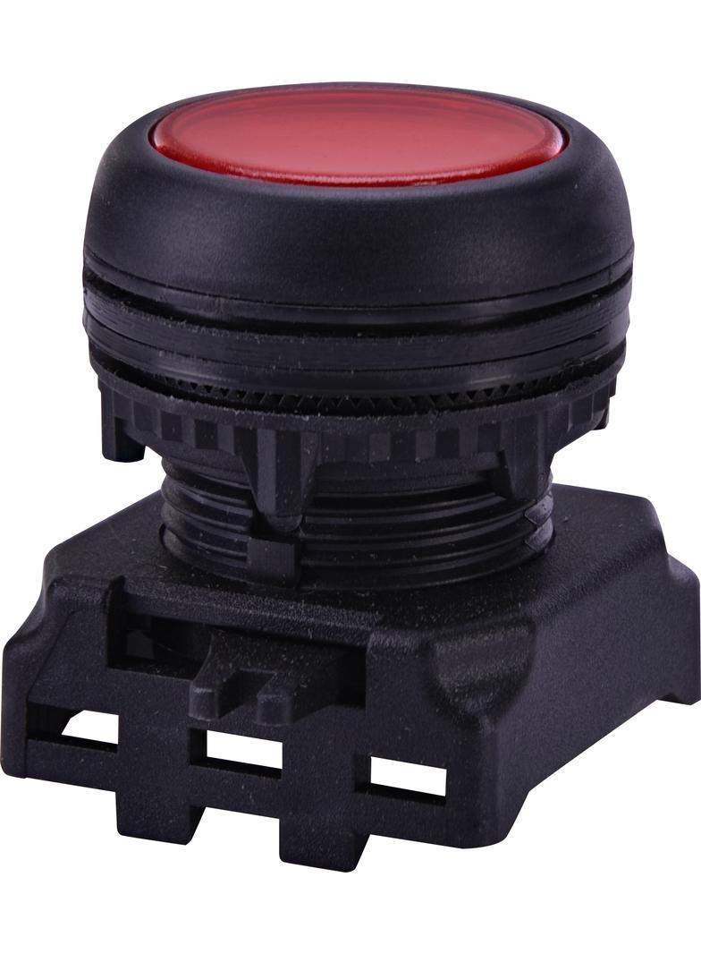 EGFI-R - Napęd z guzikiem krytym podświetlanym -Czerwony
