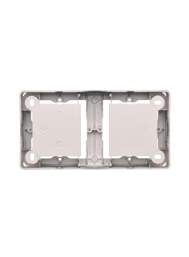 puszki instal. Puszka natynkowa płytka (31mm) podwójna stal inox MPN2/21 KONTAKT