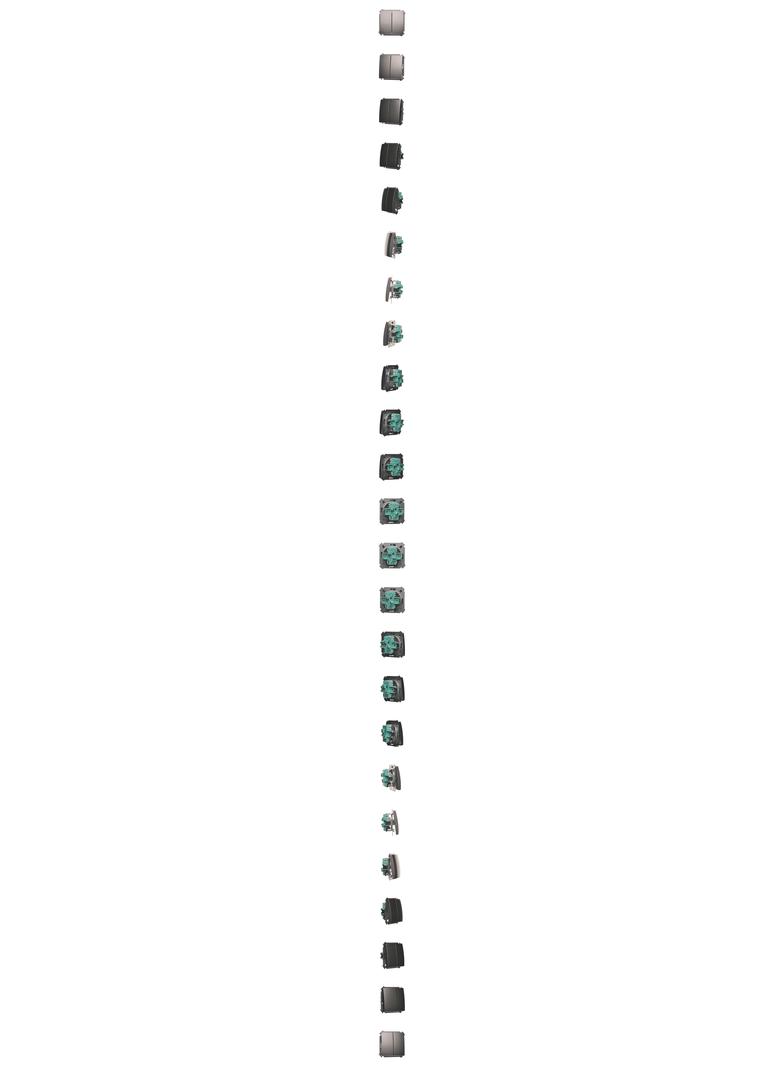 Simon Basic Łącznik schodowy podwójny z podświetleniem LED 10A 250V zaciski śrubowe stal inox BMW6/2L.01/21 KONTAKT