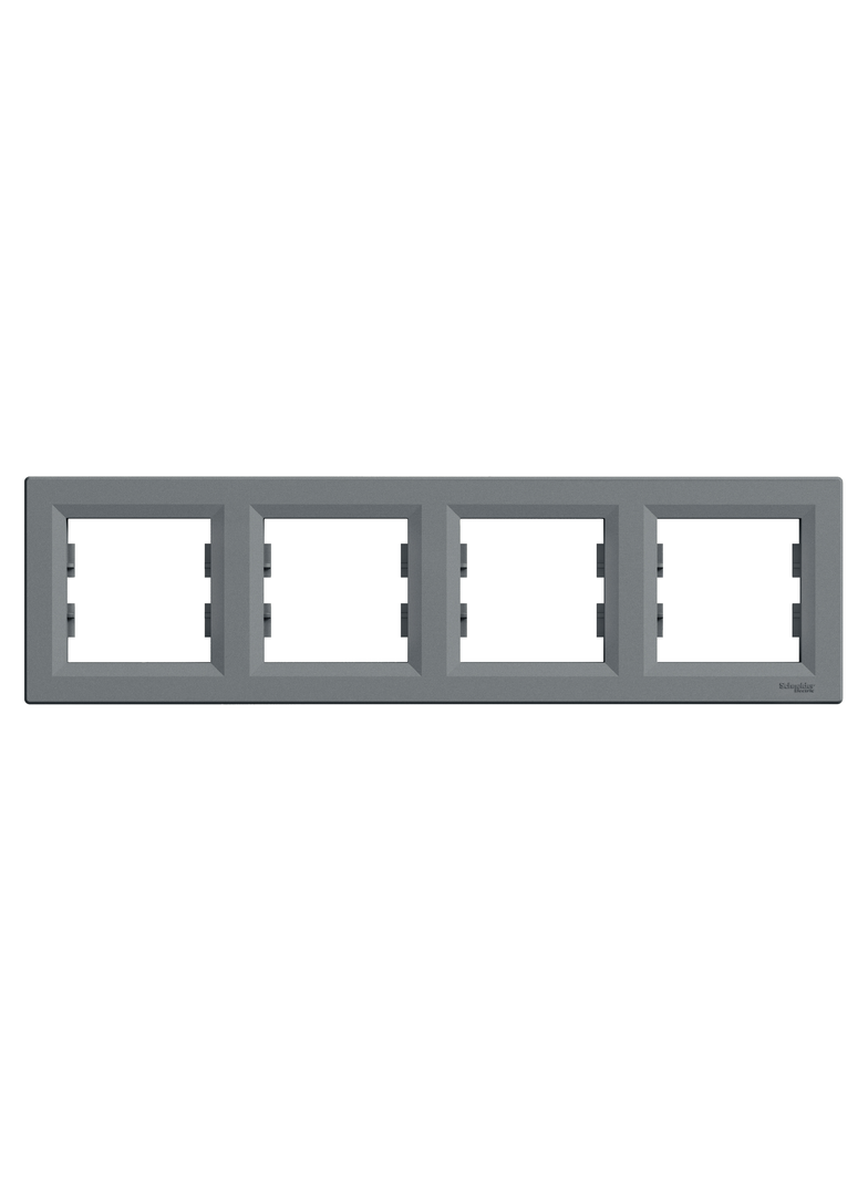 Asfora, ramka 4-krotna, pozioma, stal