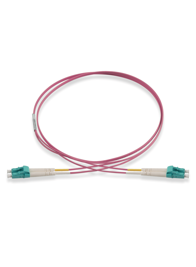 Patchcord światłowodowy, Actassi, OM4, LC-LC, dwustronny, LSZH, 5 m
