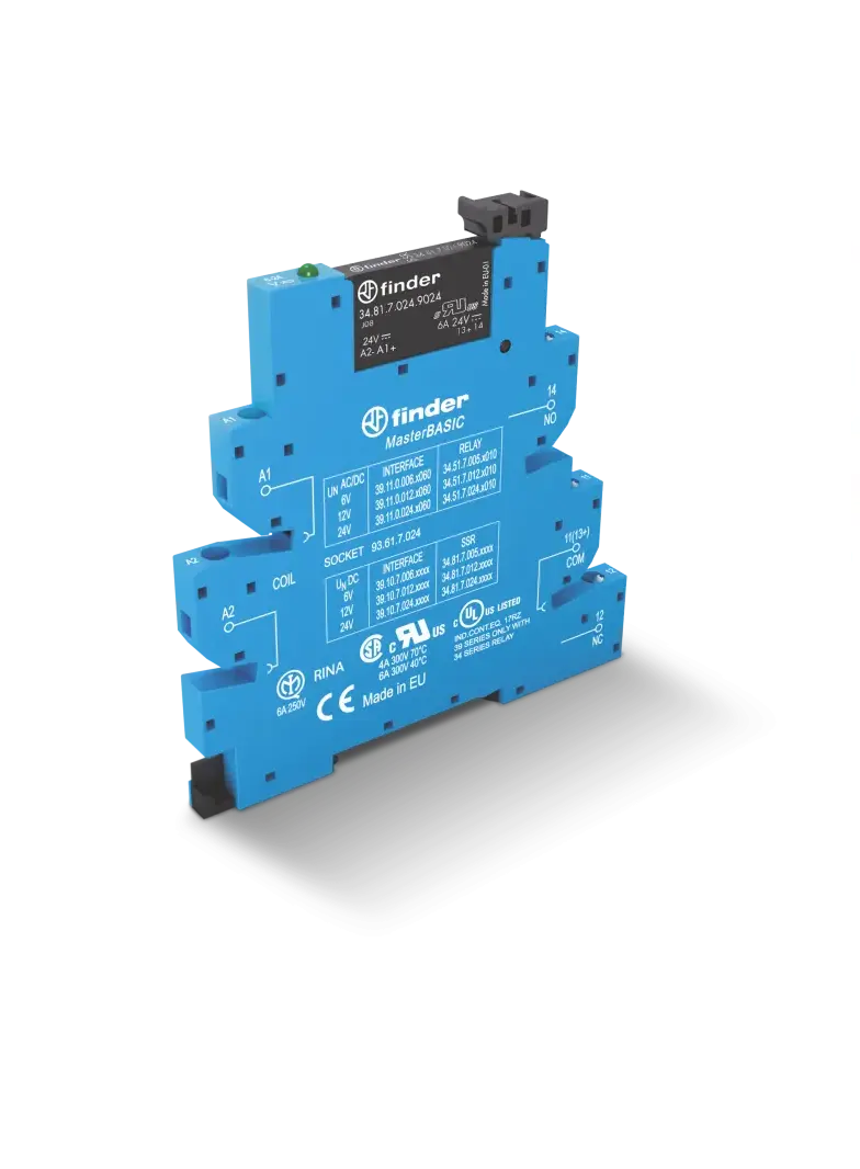 Przekaźnik interfejsowy SSR 1 Z; 6A; ster. 12V DC; wyjście 1,5…33V DC, 39.10.7.012.9024