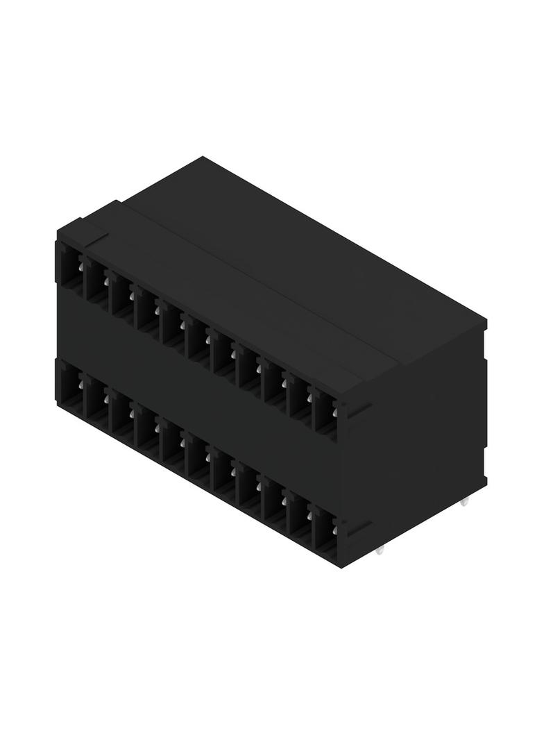 SCD-THR 3.81/22/90G 3.2SN BK BX Wtyki PCB (złącza płyty), 3.81 mm, Liczba biegunów: 22, kąt odejścia: 90° /50szt./ 1973820000 WEIDMÜLLER