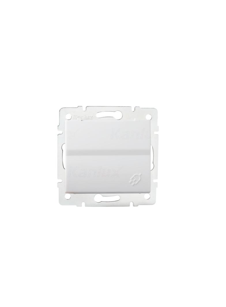 LOGI Gniazdo z uziemieniem IP44 Schuko śrubowy Biały 16A 250V 021230102 25086 KANLUX