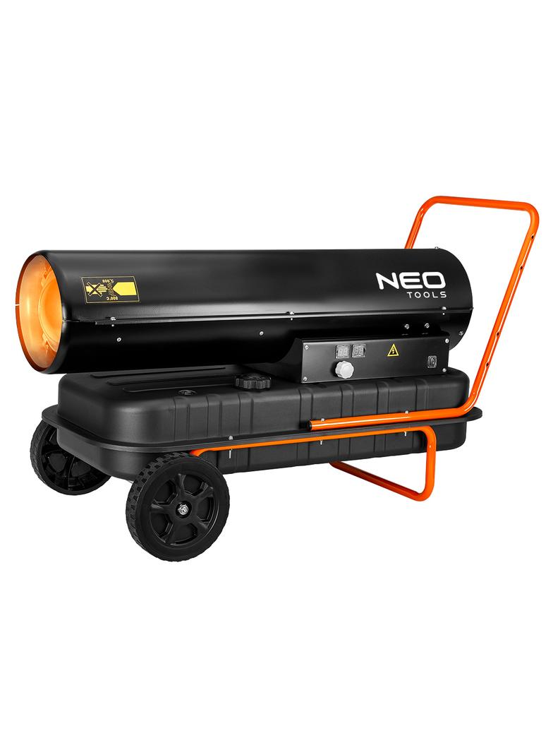 Nagrzewnica olejowa 50kW, zbiornik 56l, kółka