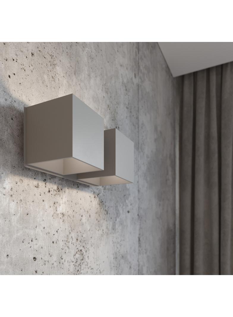 Sollux Kinkiet QUAD 2 szary SL.0658