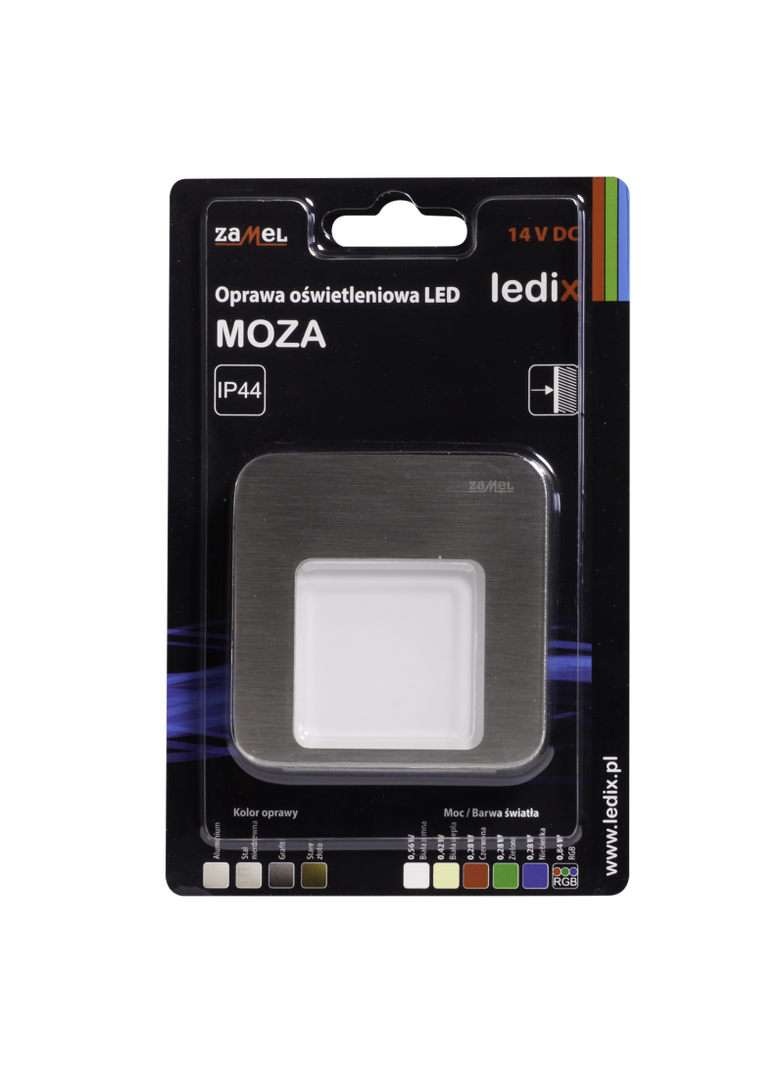 Oprawa LED MOZA PT 14V DC STA biała ciepła TYP: 01-211-22