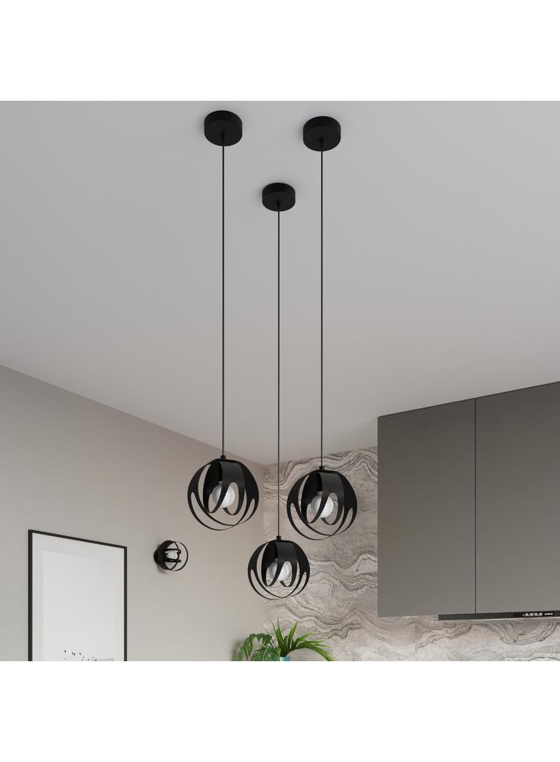 Lampa wisząca TULOS 3P czarna