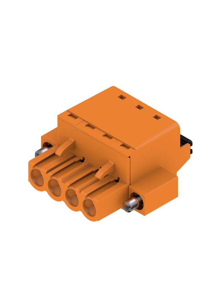 BLF 5.00HC/04/180F SN OR BX Wtyk PCB (złącze wiązki), 5.00 mm, Liczba biegunów: 4, PUSH IN, Złącze sprężynowe /60szt./ 1017440000 WEIDMÜLLER