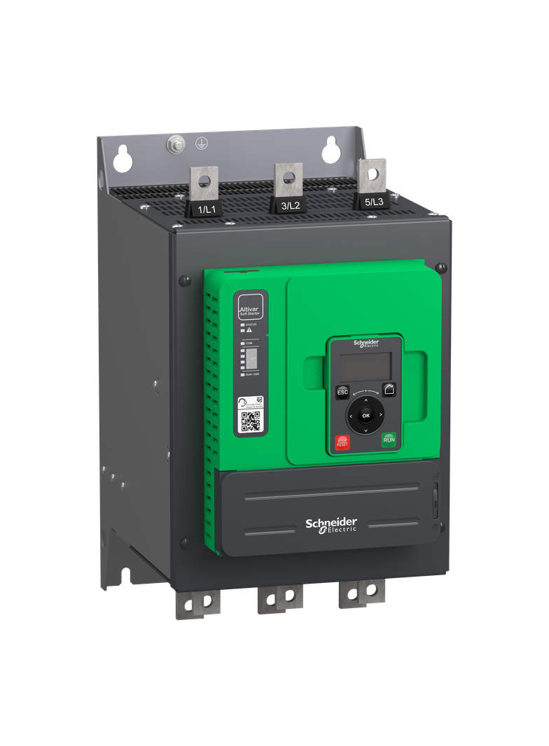 Układ łagodnego rozruchu, Altivar ATS480, 170A IP00, 3x 208 ... 690V AC, napięcie sterowania 110 ...