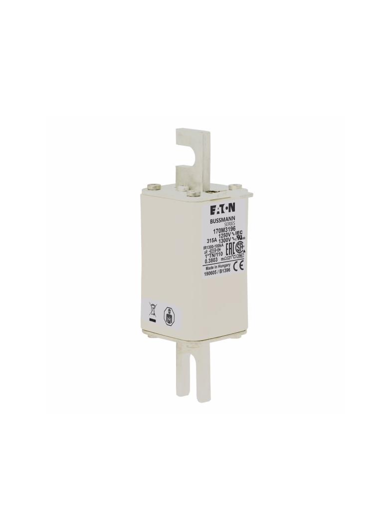FUSE 315A 1250V 1*TN/110 AR CU Wkładka szybka 315A AC 1250V rozmiar 1 45x58x138 mm a 170M3196 EATON