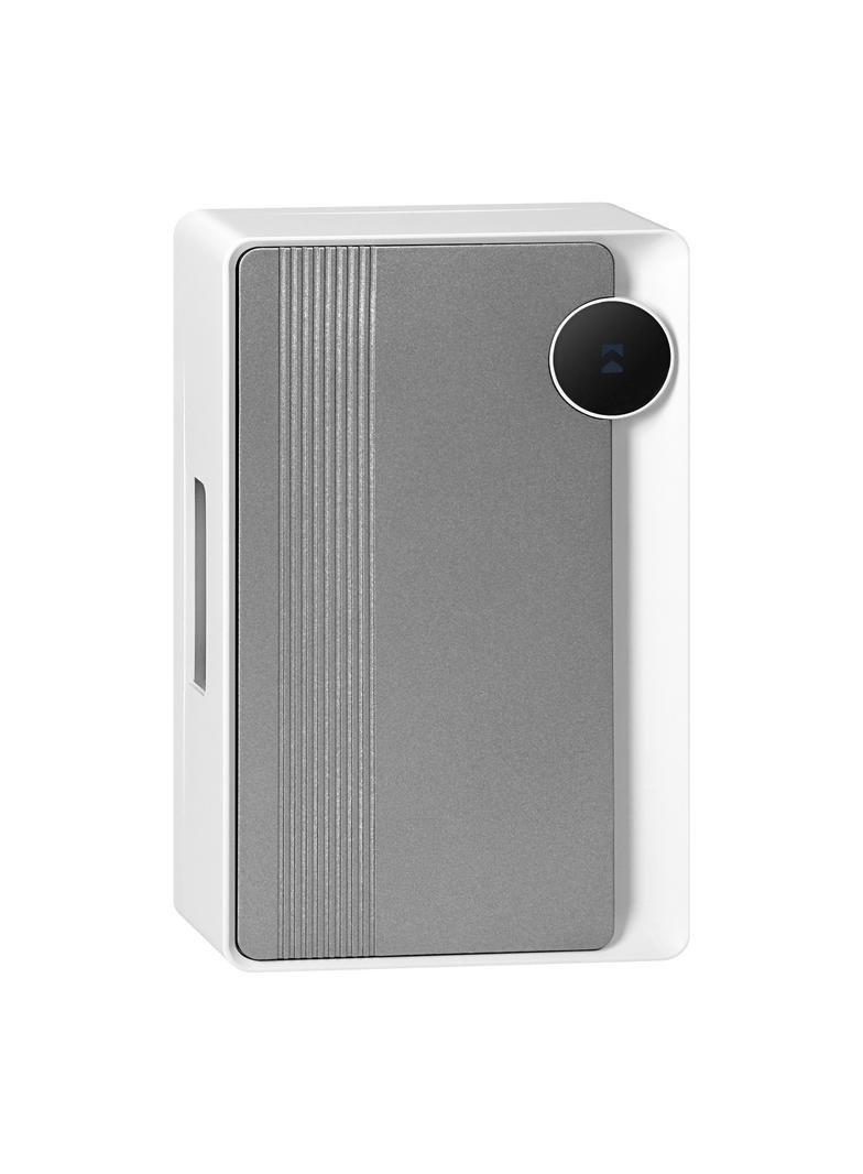 STRATIS AC, dzwonek przewodowy elektromechaniczny dwutonowy, 230V, biało-grafitowy