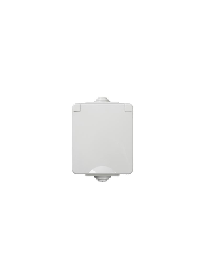 TEKNO IP65GR Gniazdo hermetyczne z ochroną styków IP65 biały 39223 KANLUX
