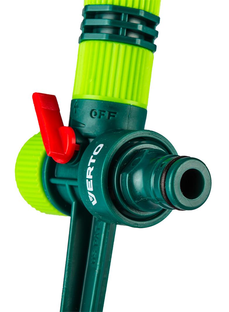 Zraszacz ogrodowy, regulowany zakres kąta podlewania 0° - 360°, powierzchnia podlewania max 78 m2