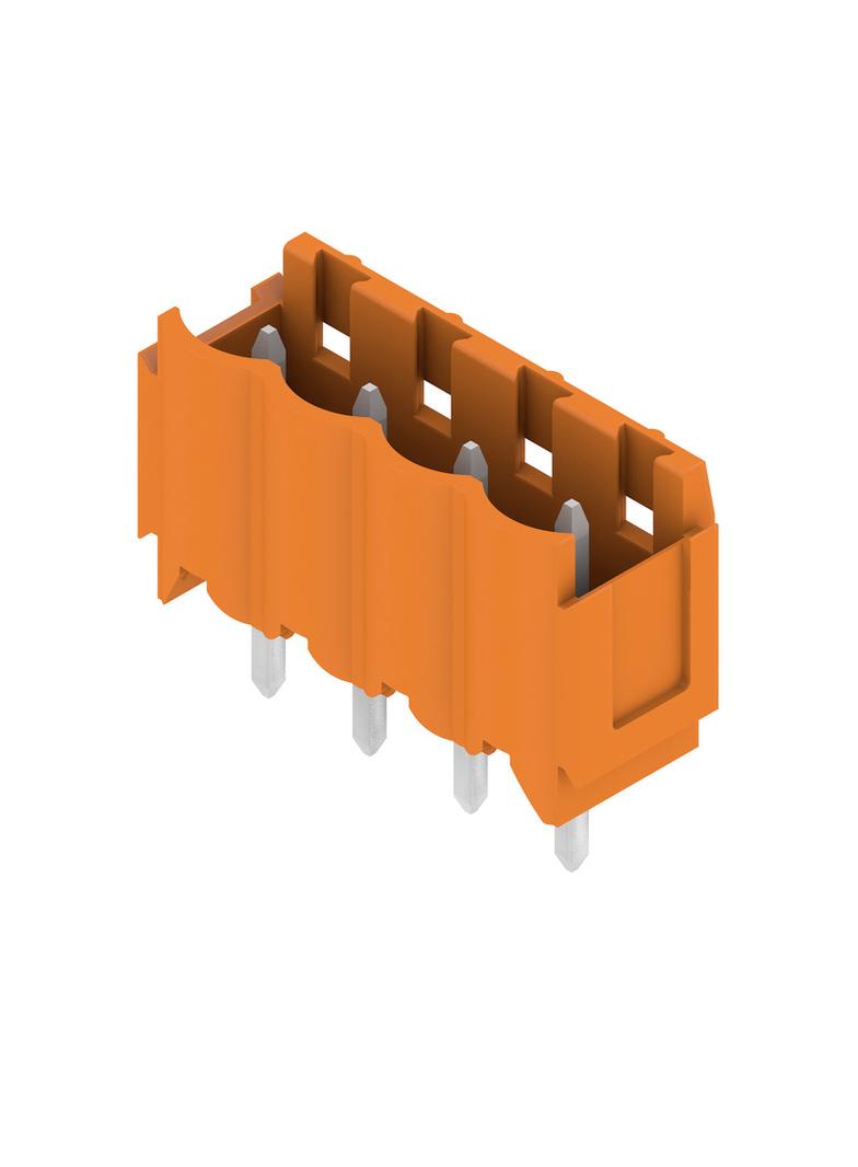 SL 5.00/04/180B 4.5SN OR BX Wtyki PCB (złącza płyty), 5.00 mm, Liczba biegunów: 4, kąt odejścia: 180° /100szt./ 1582030000 WEIDMÜLLER
