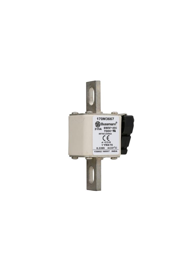 FUSE 315A 690V 1*FKE/78 AR UC Wkładka szybka 315A AC 690V rozmiar 1 45x59x110 mm aR, 170M3667 EATON