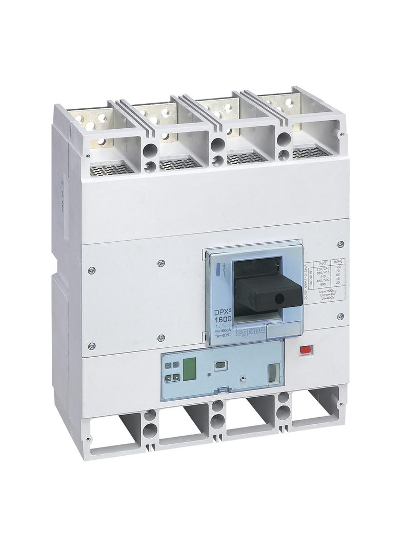 Wyłącznik DPX3 1600 S2 4P 630A 70Ka 422329 LEGRAND