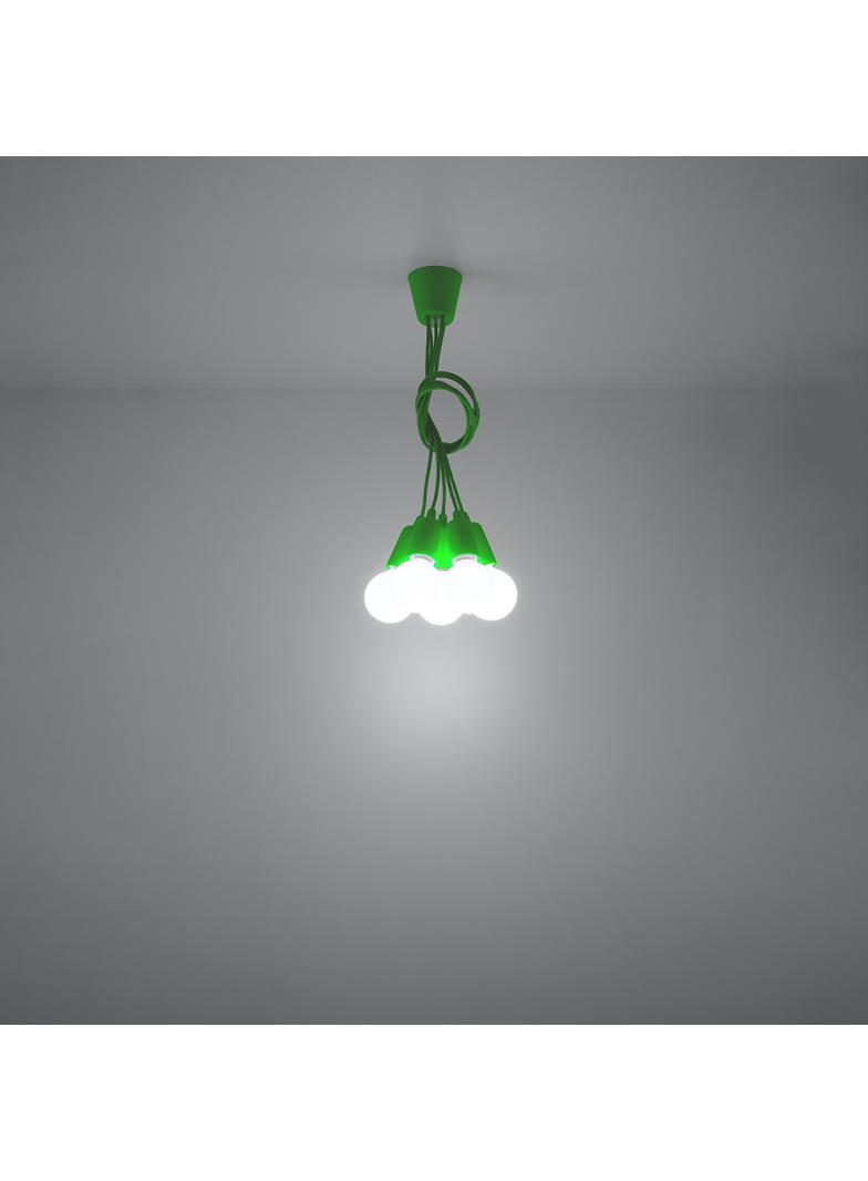 Sollux Lampa wisząca DIEGO 5 zielony SL.0583