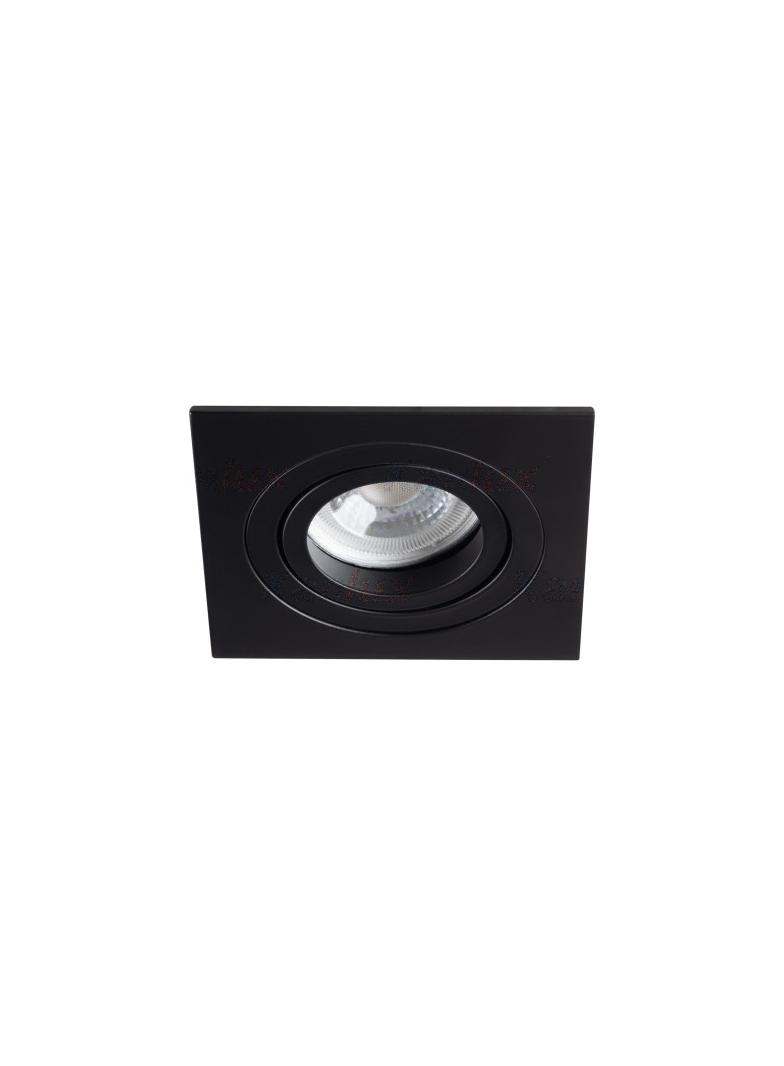SEIDY CT-DTL50-B/M Oczko sufitowe SEIDY CT-DTL50-B/M kwadratowy stop aluminium kolor czarny mat 1XGx