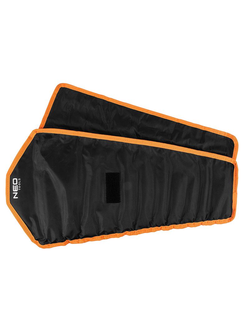 Klucze płasko oczkowe z grzechotką i przełącznikiem, zestaw 12 szt., 8 - 19 mm, miękkie etui