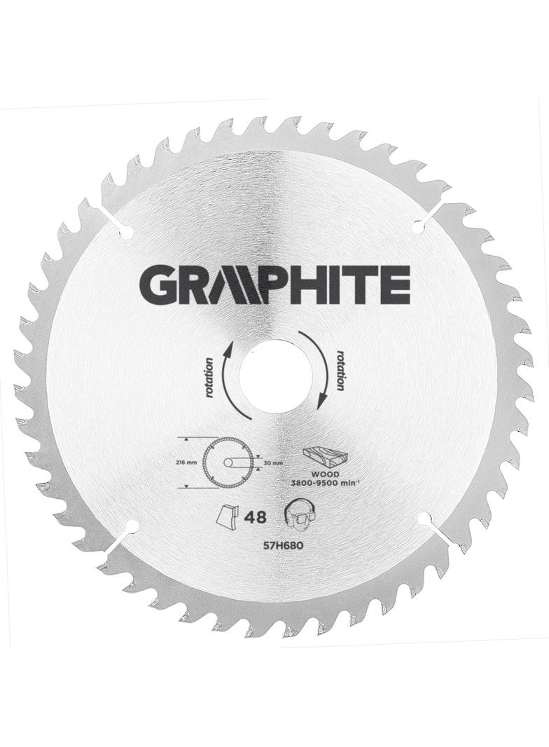 Tarcza do pilarki, widiowa, 216 x 30 mm, 48 zębów