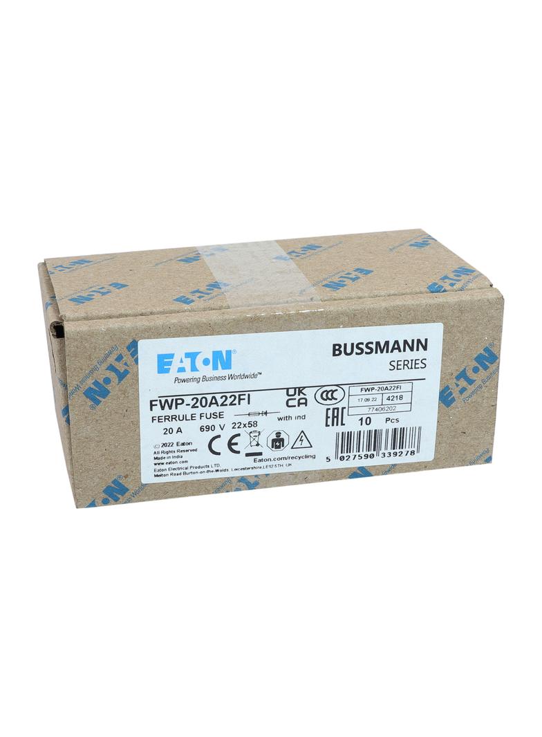 20A 690V 22X58 INDICATED 14 X 58MM 20A 700V 22X58 cylindryczna do półprzewodników wybijak 14 X 58MM