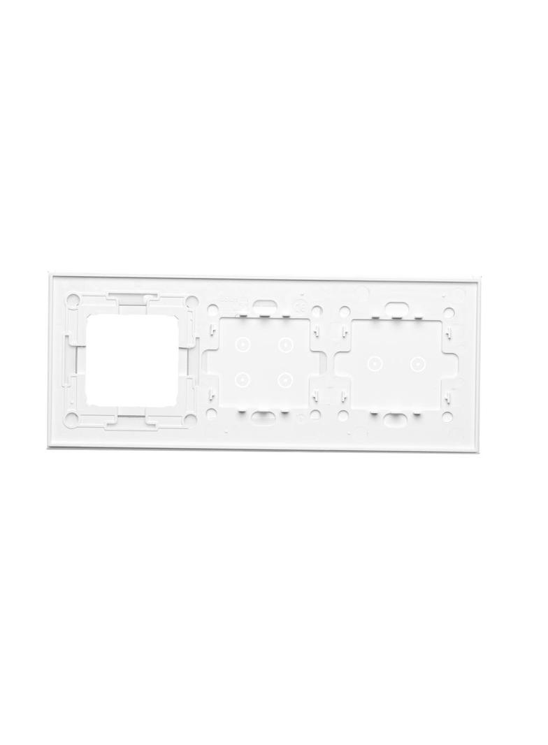 Simon 54 Touch Panel dotykowy S54 Touch 3 moduły 2 pola dotykowe poziome + 4 pola dotykowe + 1 otwór na osprzęt S54 biała perła DSTR3240/70 KONTAKT