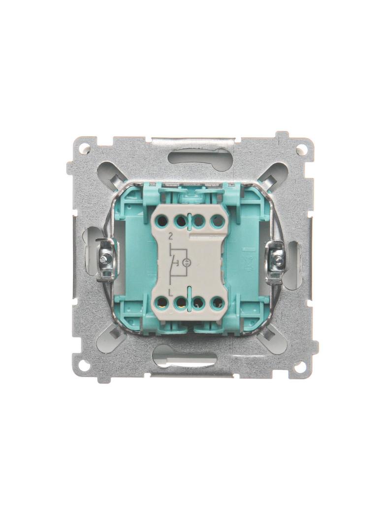 Simon Basic Przycisk światło z podświetleniem LED 10A 250V szybkozłączka biały BMS1L.01/11 KONTAKT