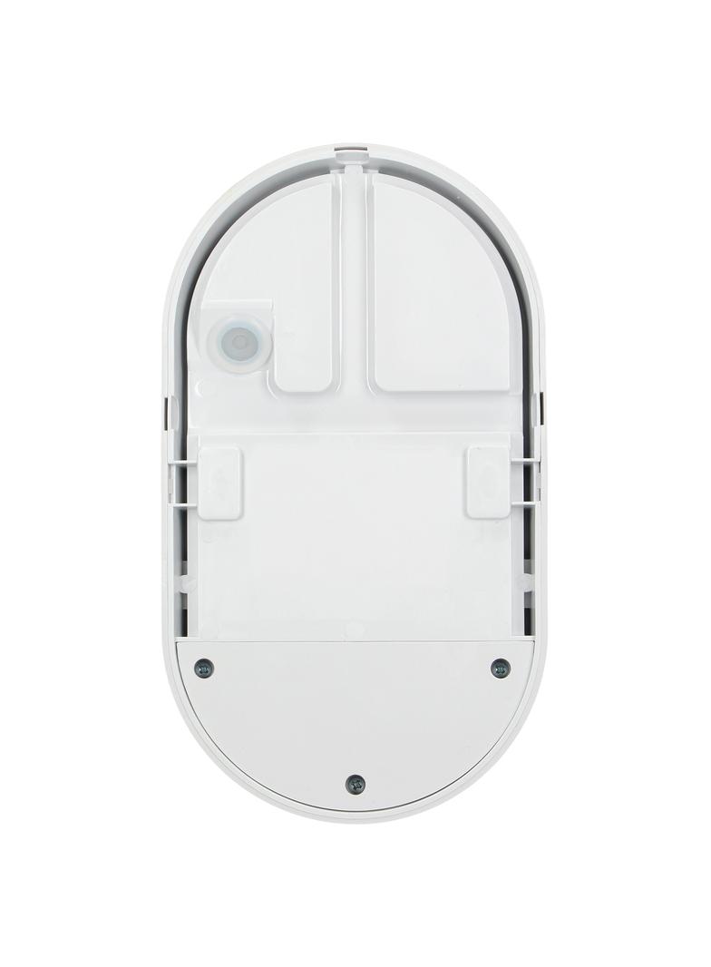 NEFRYT LED 10W, oprawa ogrodowa z czujnikiem ruchu 140st, 850lm, IP54, 4000K, biała AD-OP-6110WLPMR4 ORNO