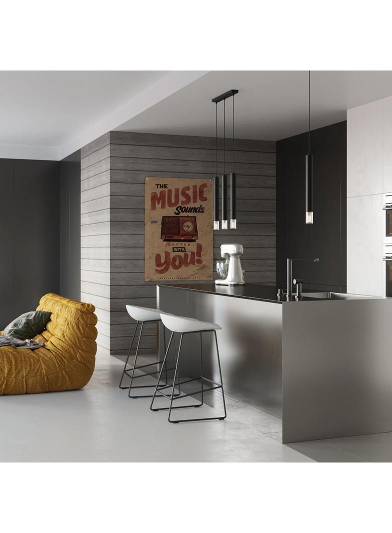 Sollux Lampa wisząca WEZYR 2 czarna SL.0961