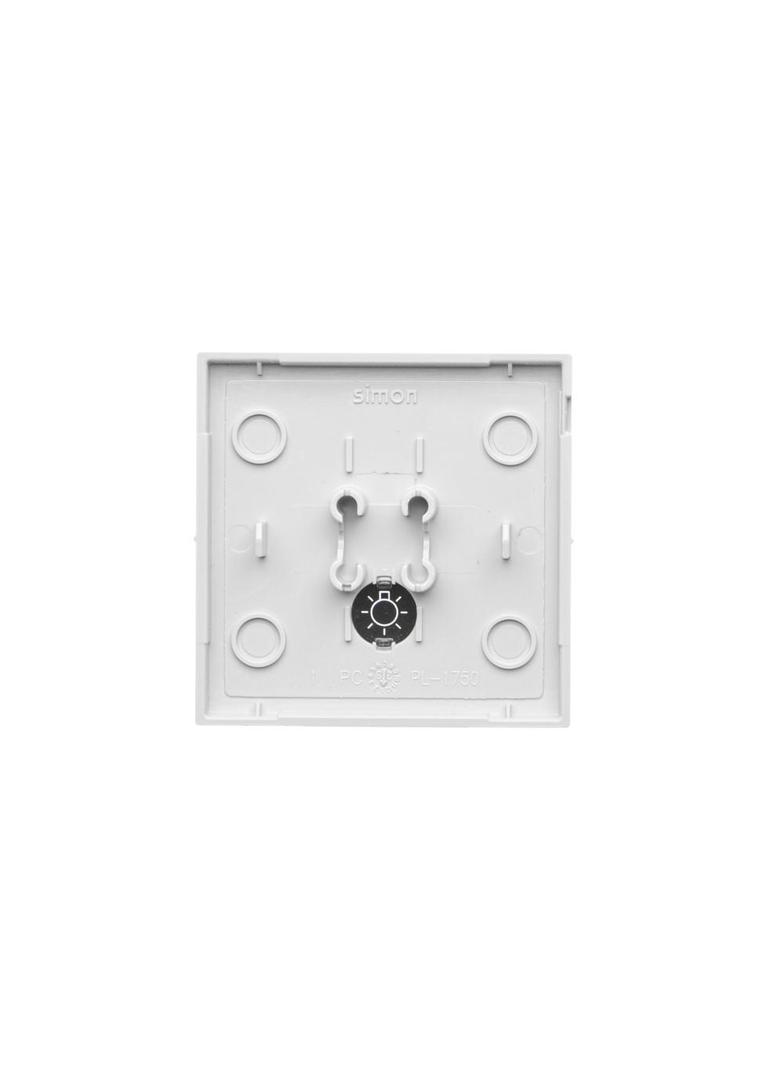 Simon 55 Klawisz pojedynczy z oczkiem z piktogramem /światło/ do: SP1M Jasnoszary mat