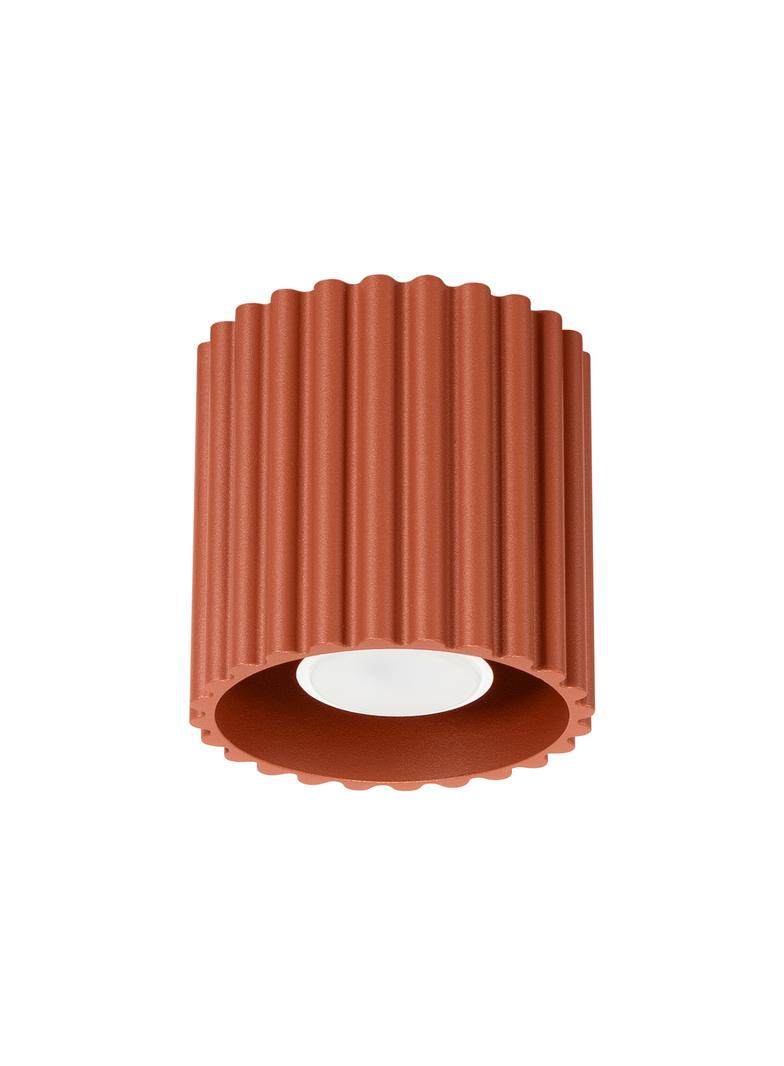 SOLLUX Plafon AURA 1 ochra czerwona GU10 ; SL.1799