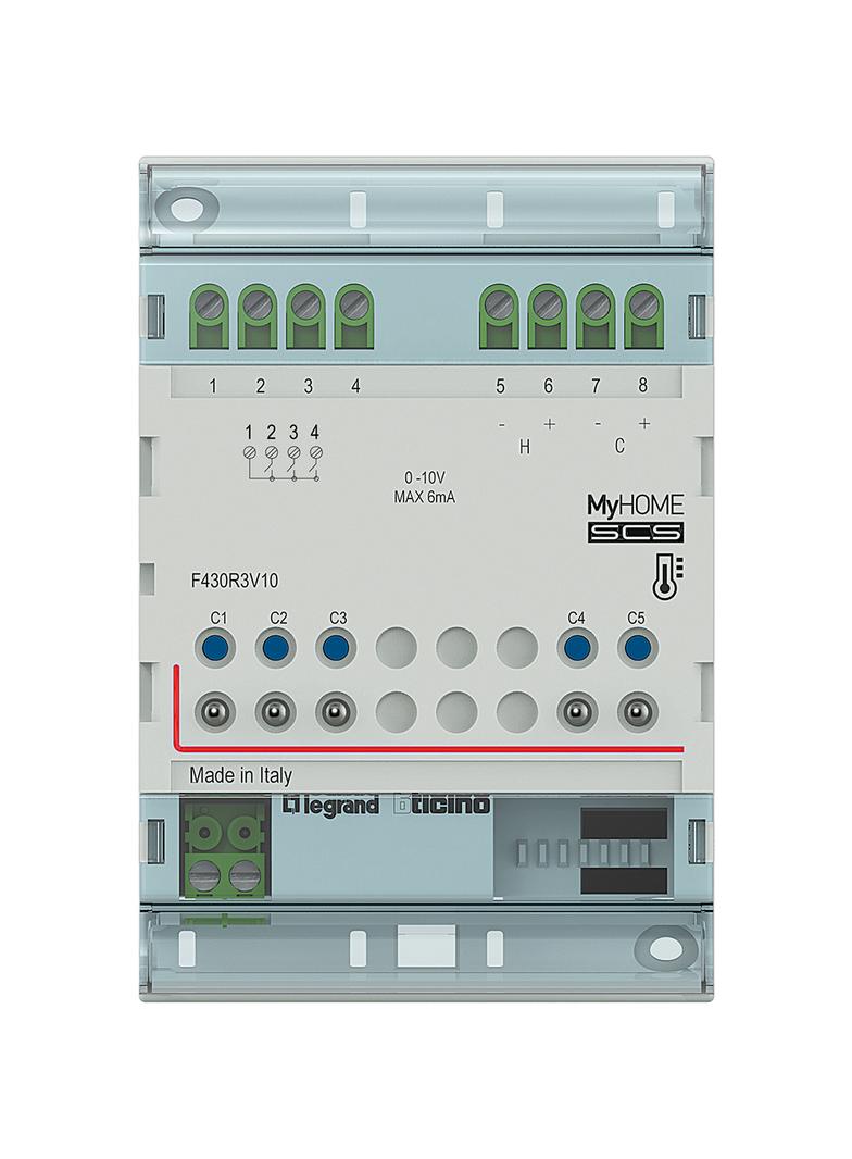 Mh:Aktor 3-Przek./2 Wyj.Klima  F430R3V10 LEGRAND