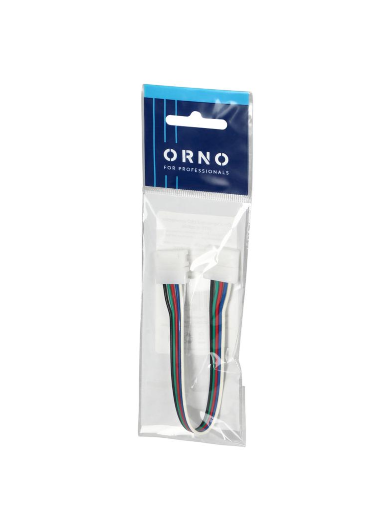 Złączka LED RGBW 12mm dwustronna z przewodem