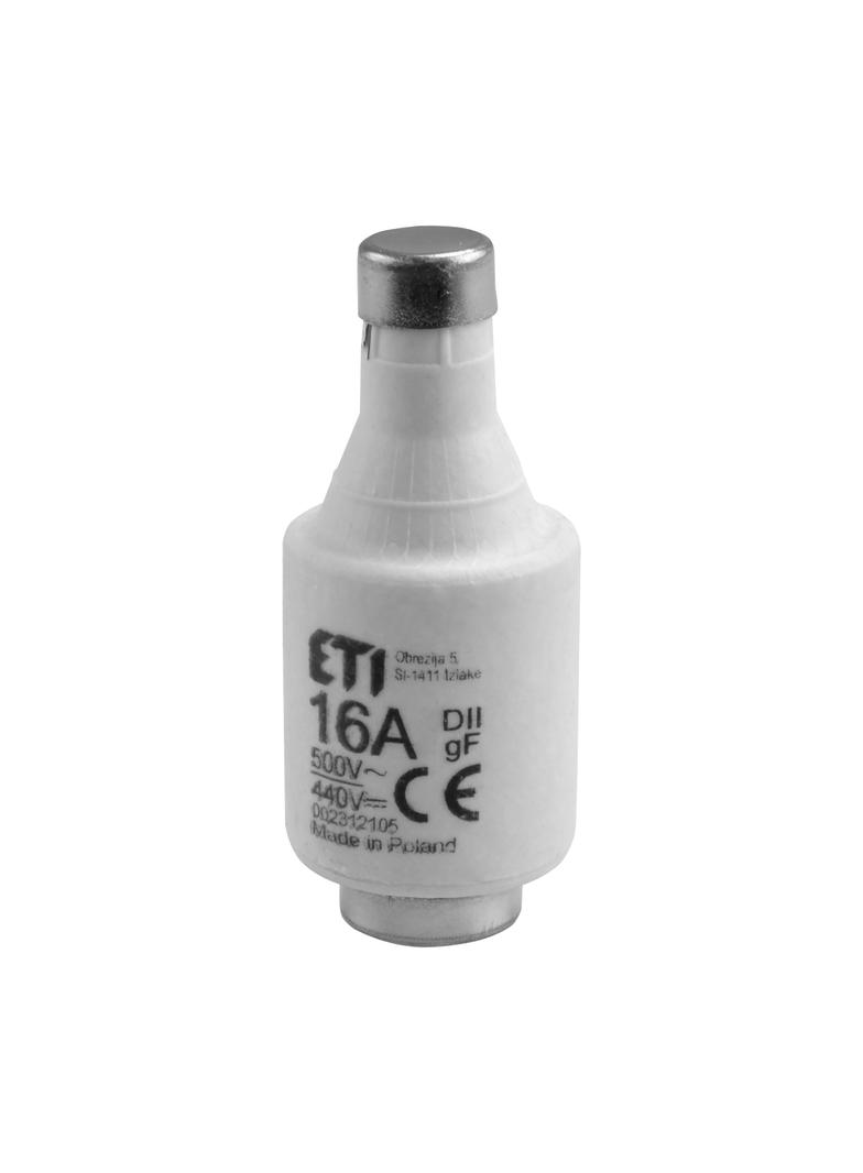 Wkładka topikowa DII gF 500V/16A 2 szt. FLI-01(DII)/16/2 ORNO