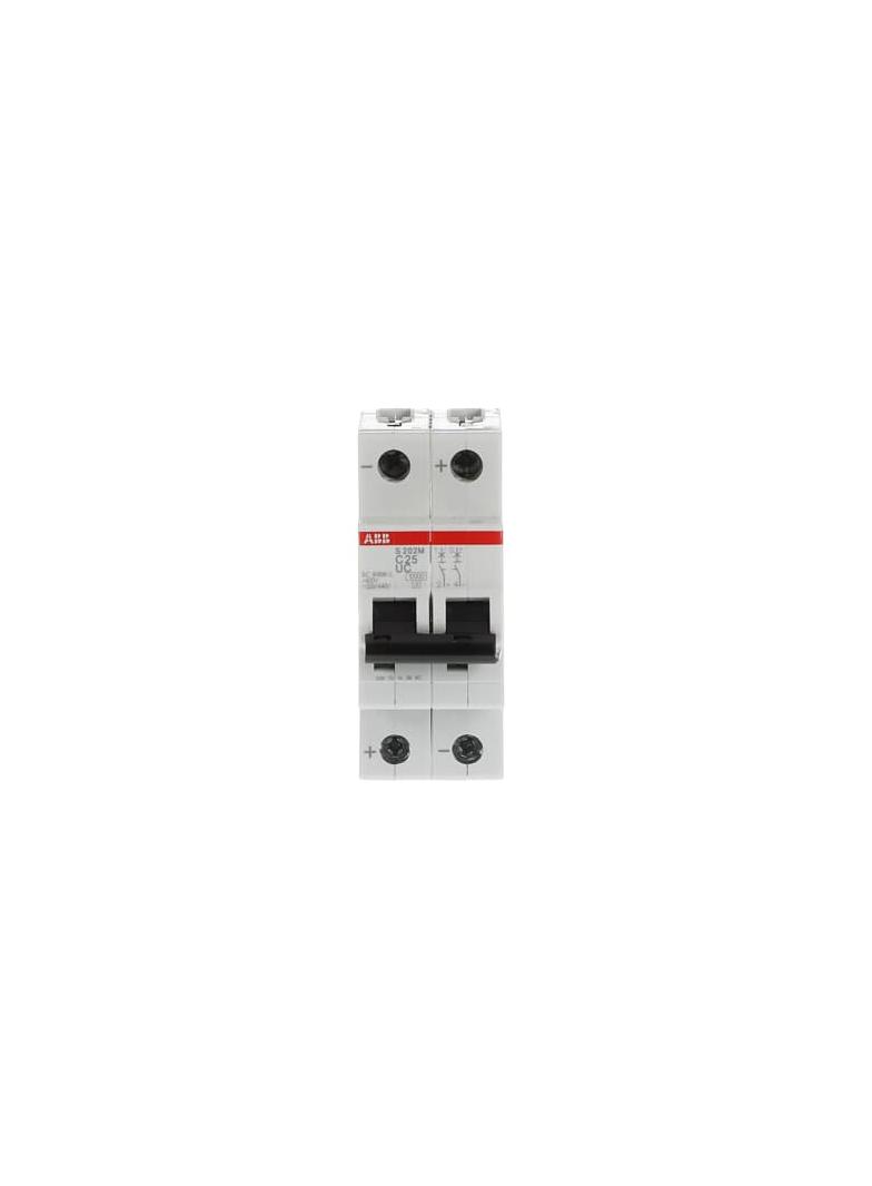 S202M-C25UC Wyłącznik nadprądowy 10kA AC/DC 2P C25A 2CDS272061R0254 ABB