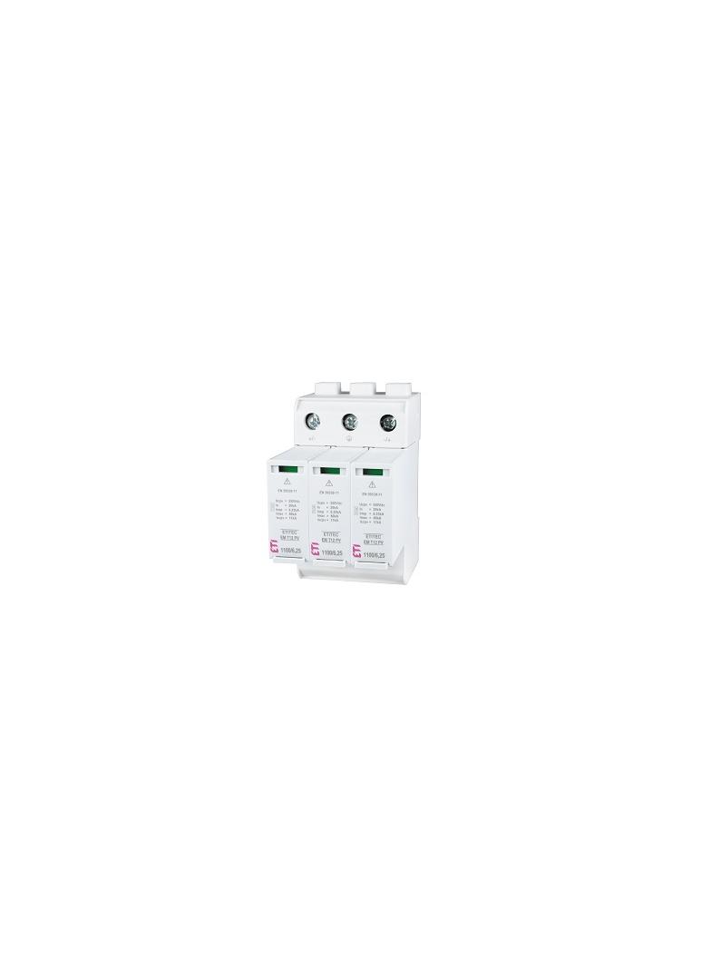 Ogranicznik przepięć T1 T2 (B C) - do systemów PV TEC EM T12 PV 1500/5 Y RC 002440583 ETI