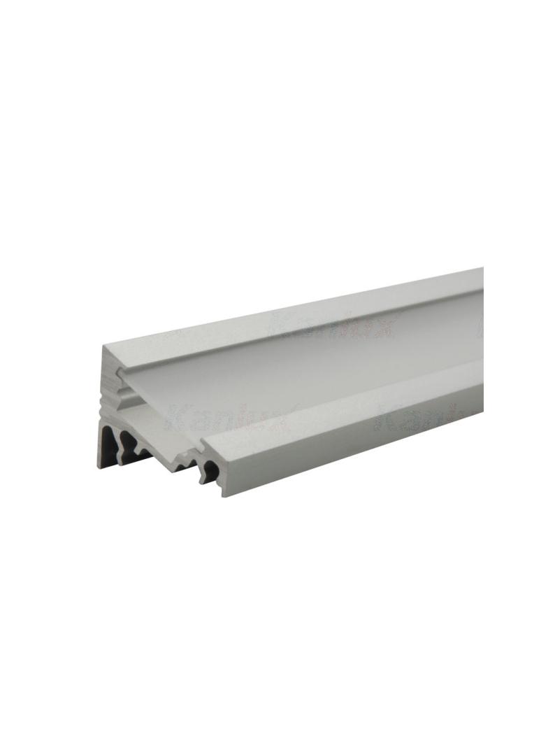 PROFILO C 2m Profil do taśm LED PROFILO C 2M (kpl.10 szt.x2m) anodowany KANLUX