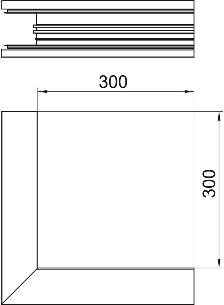 GA-SA70110RW, Naroże zewnętrzne symetryczne